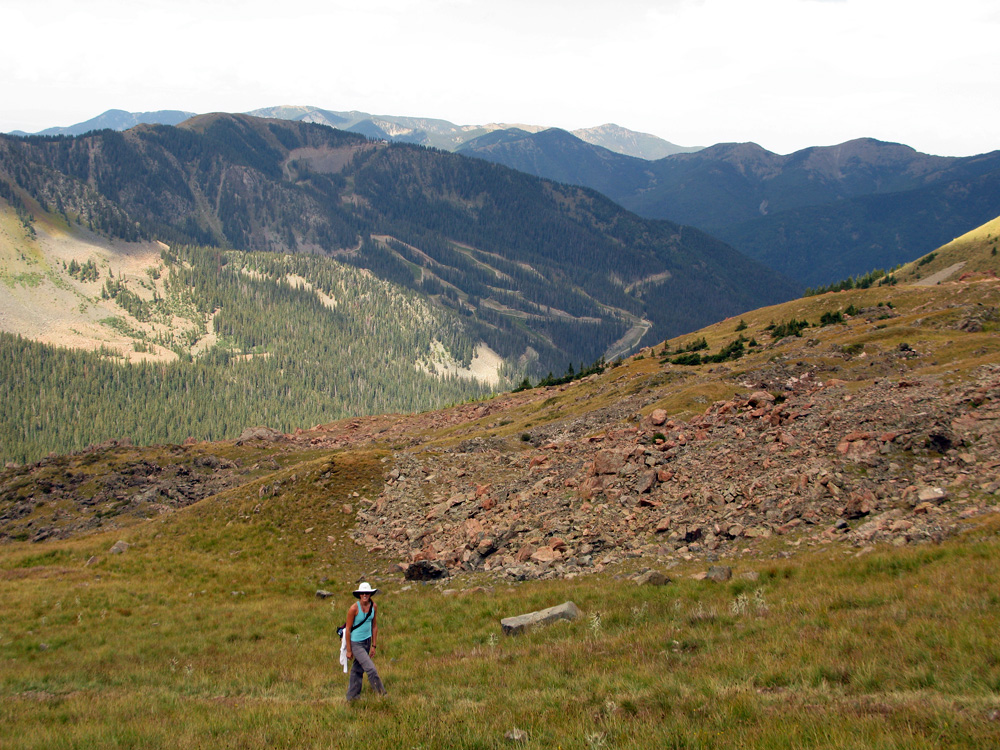  Almost to the summit ridge.