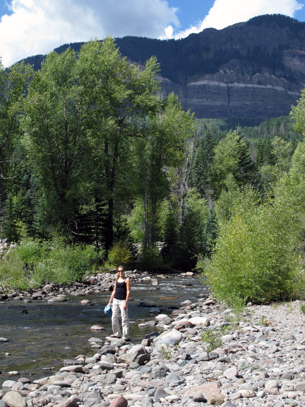 We were right on the West Fork of the San Juan river.